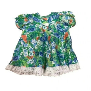 Vintage Baby Beluga New York Dress Floral Pattern Excellent Condition 18 Months